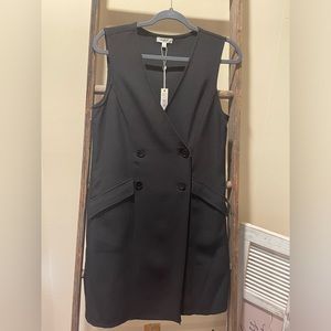Max Studio black double breasted dress